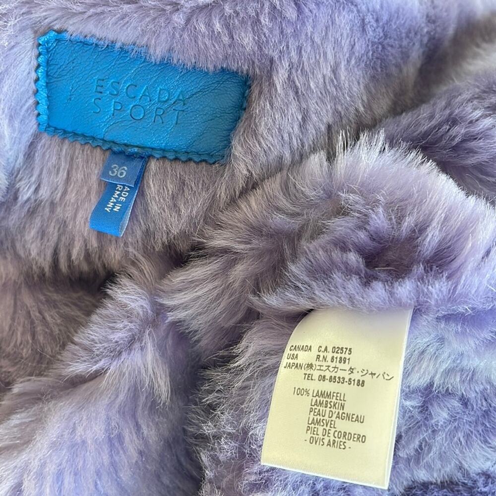 ESCADA SPORT Lambskin Leather Coat - Picture 9 of 12